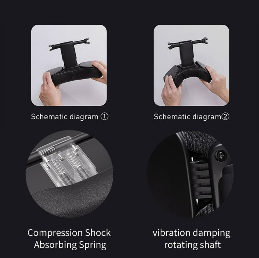 Baseus Car Neck Pillow Adjustable PU Leather_2